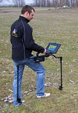 Foto Radar de penetración terrestre Gepard GPR con tablet Android