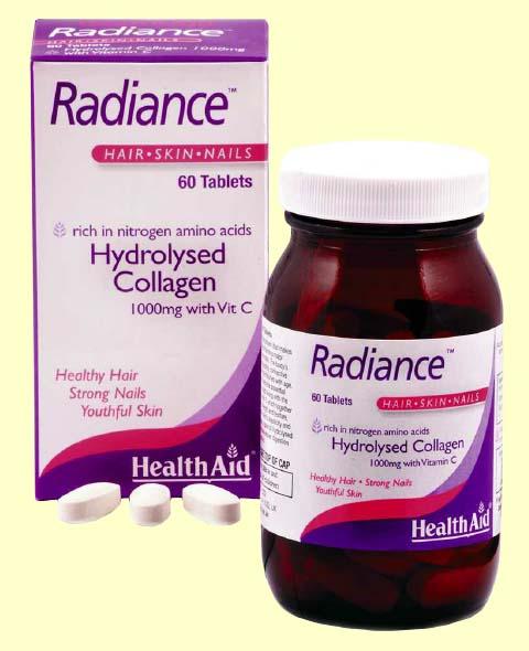 Foto Radiance - Colágeno hidrolizado + Vitamina C - Health Aid - 60 comprimidos