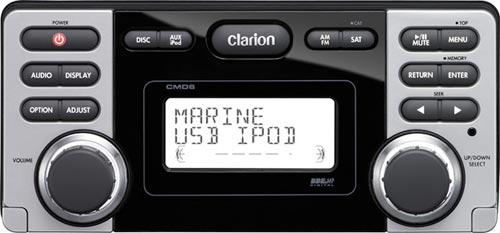 Foto Radio cd clarion marino cmd6 mp3 wma usb 4x50w 3 rca aux in opcion bluetooth con blt 373 .