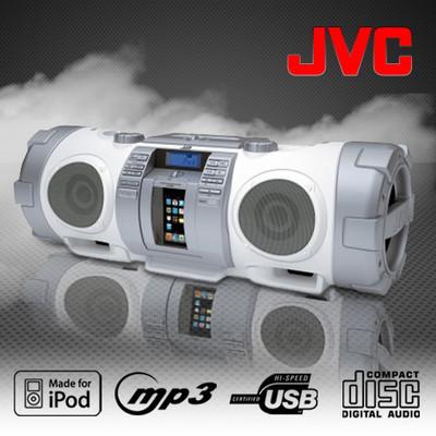 Foto Radio Cd Jvc Hip Hop 4 Subwoofer Mp3 Ipod Cd Usb Portatil 40w Bateria Radio Lcd