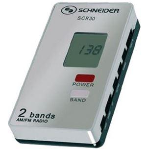 Foto Radio digital bolsillo gris schneider scr 30 grey