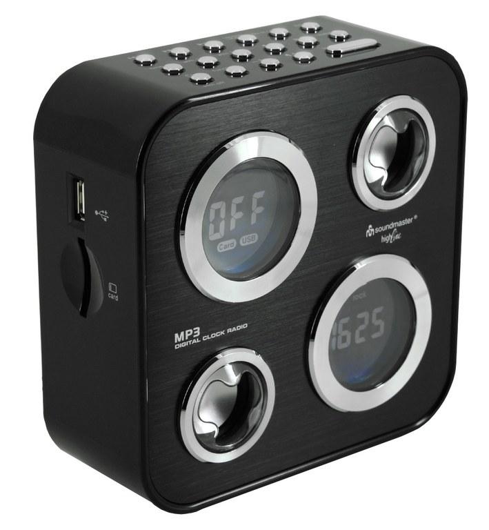 Foto Radio reloj de diseño con usb/ sd card / radio am-fm