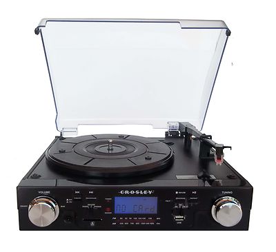 Foto Radio Tocadiscos Crosley  Retro Radio Vinilo Mp3/usb/sd