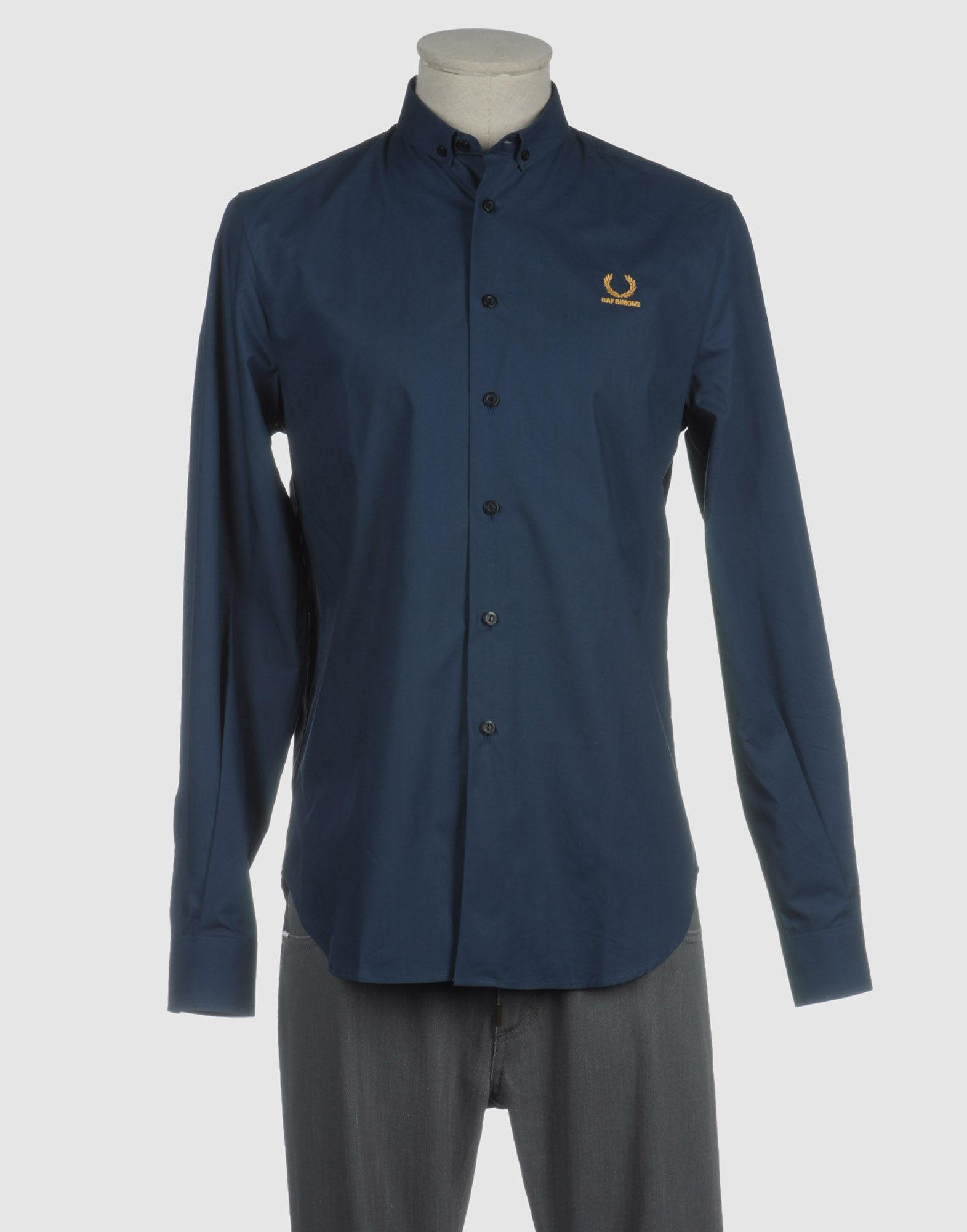 Foto raf simons fred perry camisas de manga larga
