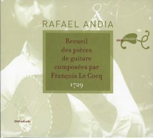 Foto Rafael Andia: Pièces Pour Guitare (1729) CD