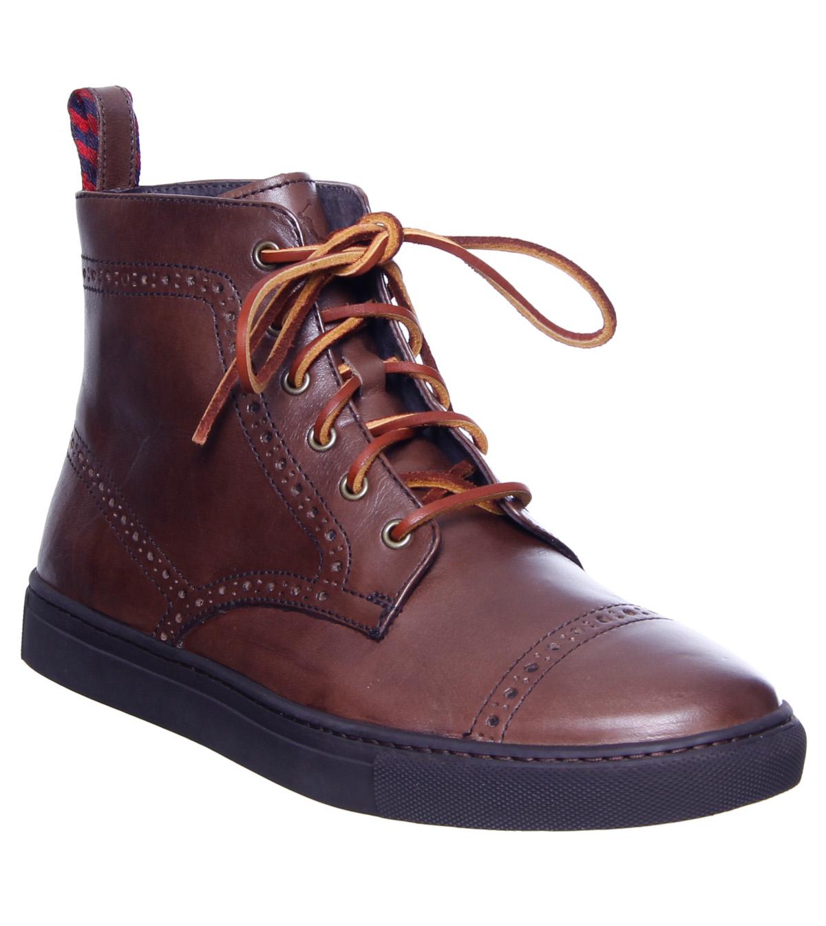 Foto Ralph Lauren Dark Brown Leather Boots-UK 11