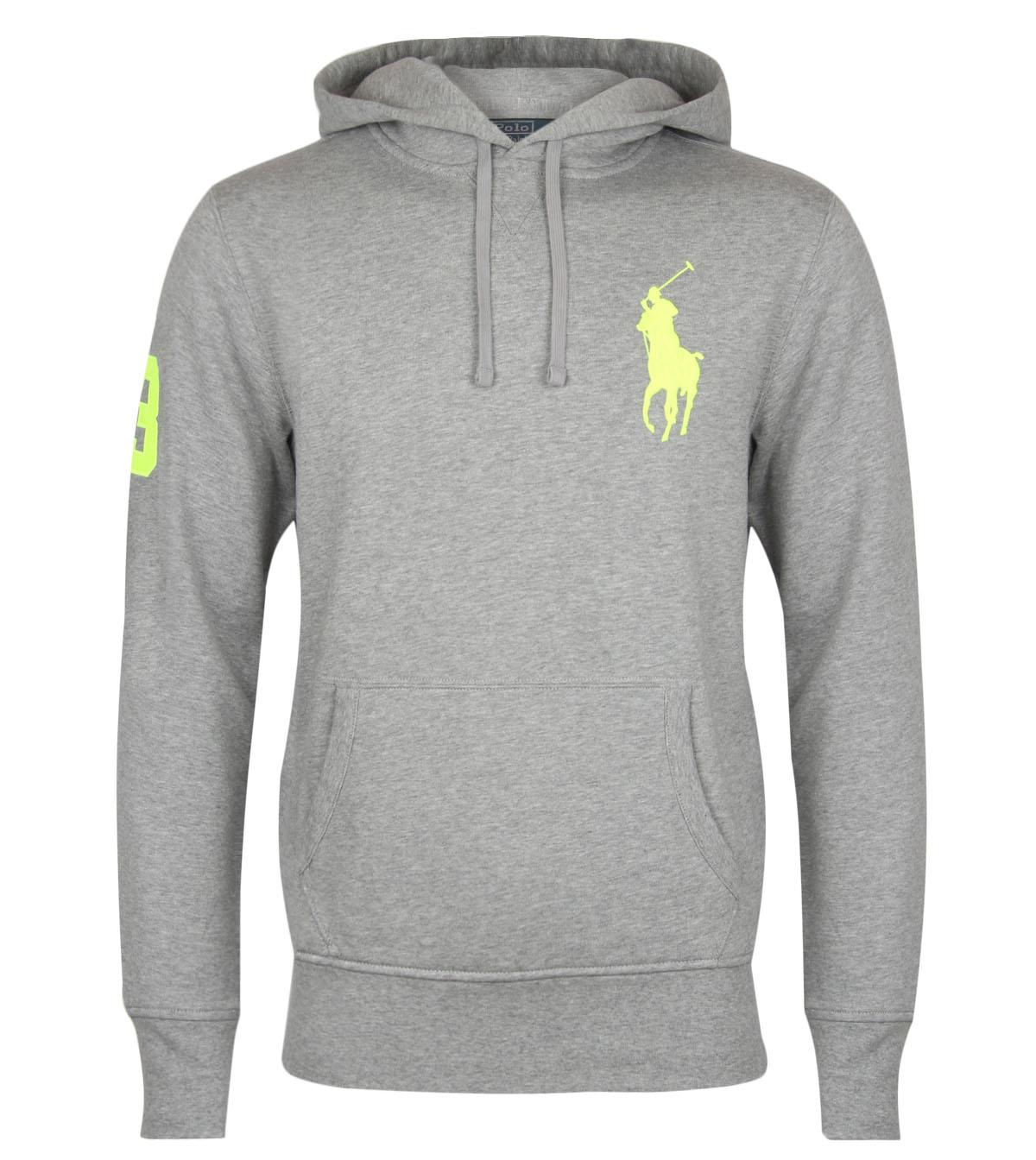 Foto Ralph Lauren Light Grey Big Pony Fleece Hoody-S