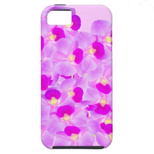 Foto Ramo rosado de la orquídea Iphone 5 Cárcasa