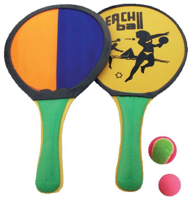 Foto Raqueta de playa softee set miniraqueta playa velcro