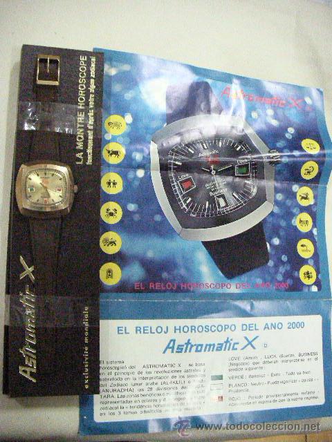 Foto rarisimo y antiguo reloj automatico astromatic x el reloj horos