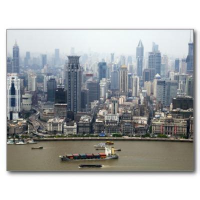 Foto Rascacielos de Shangai Tarjeta Postal