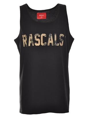 Foto Rascals College Logo Tank Top Black/Palms M - Camiseta,Modern Pattern