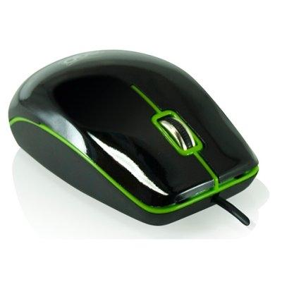 Foto ratón óptico USB Dinamic Negro/Verde
