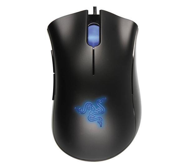 Foto Ratón con cable deathadder re-spawn + cable usb tipo a macho / hembra
