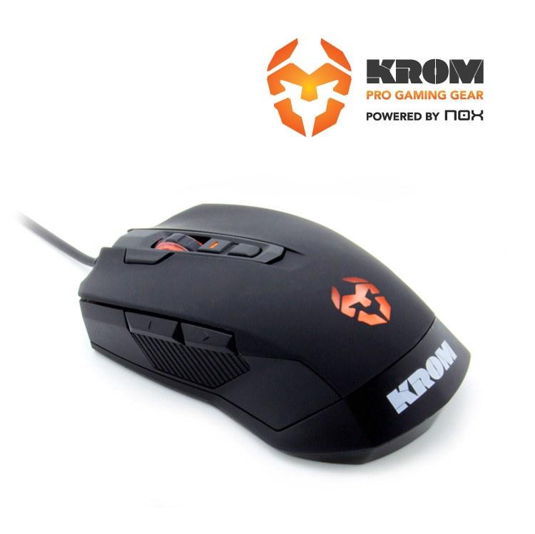 Foto Ratón gaming nox krom kull óptico 2800dpi