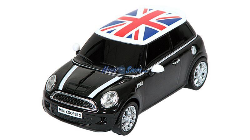 Foto Ratón Wireless óptico Mini Cooper S - Negro