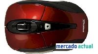 Foto raton wireless 2.4g primux m404 rojo