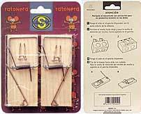 Foto RATONERA TABLA MADERA SAUVIC N-1 BLIST.2U