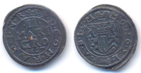 Foto Ravensberg Grafschaft: 2 Mariengroschen 1667 Bielefeld