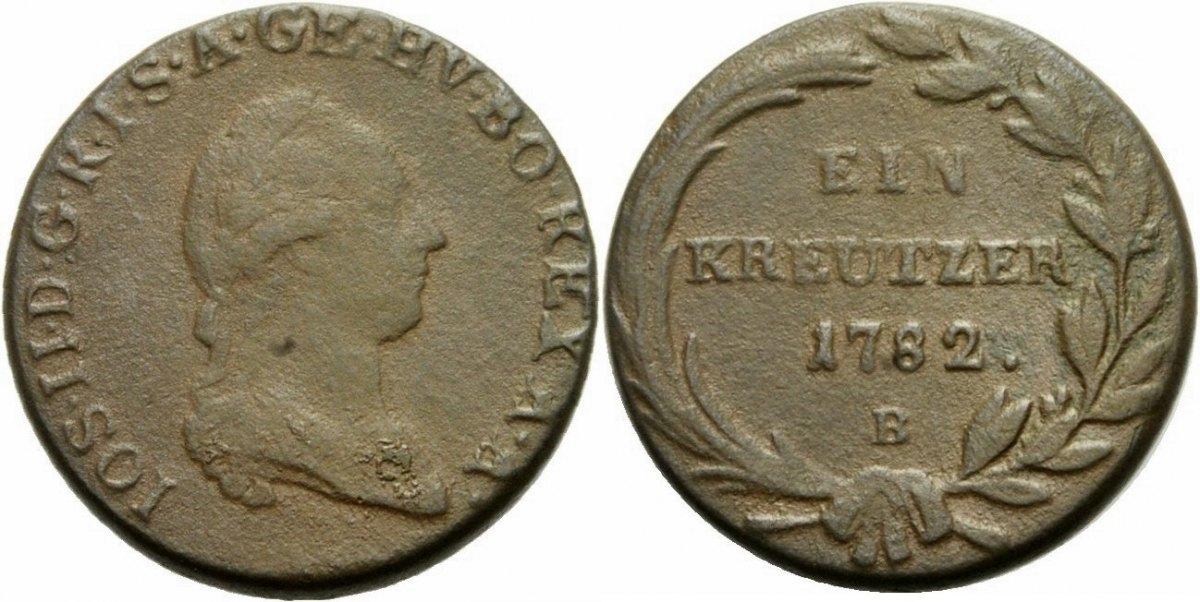 Foto Rdr Österreich 1 Kreuzer 1782