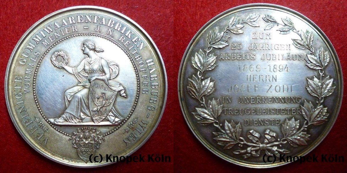 Foto Rdr / Österreich / Wien gr Silbermedaille 1894