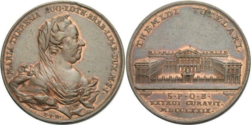 Foto Rdr Brabant Brüssel Medaille 1779