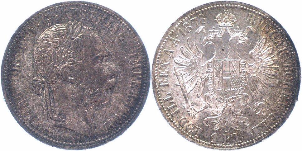 Foto Rdr Habsburg Gulden 1878