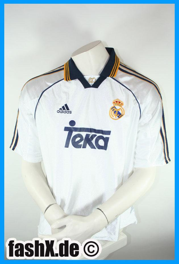 Foto Real Madrid camiseta Adidas 3 Roberto Carlos Teka 1999/00 talla L