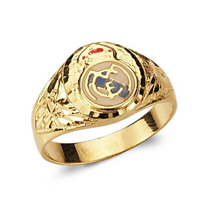 Foto real madrid c.f. - rm-ee anillo de oro cadete - para caballero