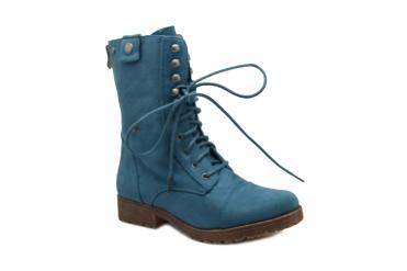 Foto Rebajas de botines de mujer Mustang 50417 azul