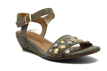Foto Rebajas de sandalias de mujer Adela Gil 1750 vison