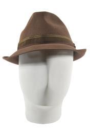 Foto Rebajas de sombreros de hombre Stetson 221406 HENRY FURFLET cafe-claro