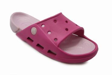 Foto Rebajas de zapatillas de casa para niña Crocs Electro Slide Kid fuchsia