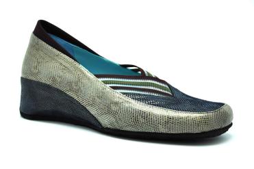 Foto Rebajas de zapatos de mujer Thierry Rabotin 7631 verde-azul