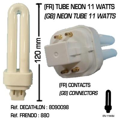 Foto Recambio Tubo De Neón 11W Para Linterna Frendo