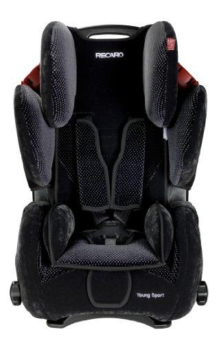 Foto Recaro 96201B21109 Young Sport - Funda de recambio para silla de coche (grupos 1, 2, y 3, 9-36 kg, de 9 meses a 12 años), color negro