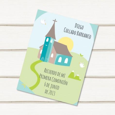 Foto Recordatorios de comunión iglesia niño
