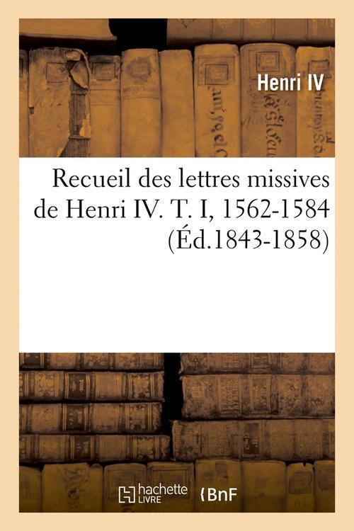 Foto Recueil de henri iv t i edition 1843 1858