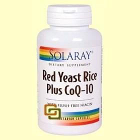 Foto Red yeast rice plus coq10 - 60 cápsulas vegetales - solaray