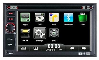 Foto Redline 4001 navegador dvd-radio-bluetooth-usb pantalla tactil 6,2