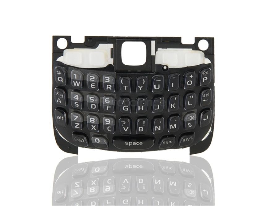 Foto Reemplazo del teclado para Blackberry 8520 (Negro)