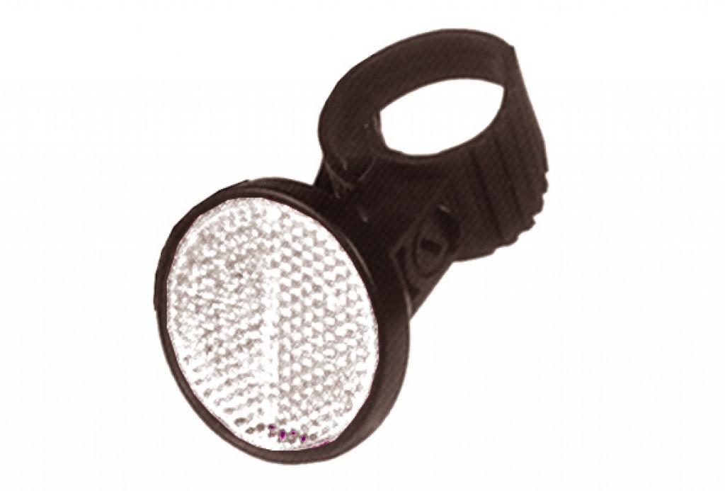 Foto Reflector Diverse Reflector delantero marrón/blanco , brida