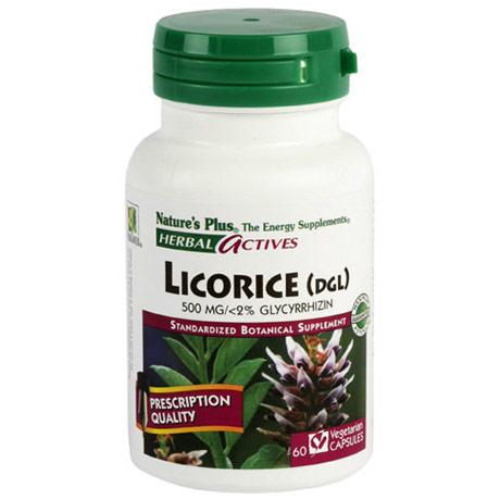 Foto Regaliz (Licorice 500 mg) 60 capsulas Nature's Plus