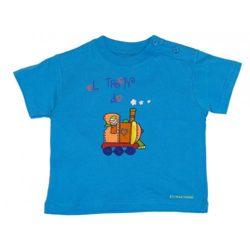 Foto Regalo bebé personalizado.Camiseta de bebé manga corta