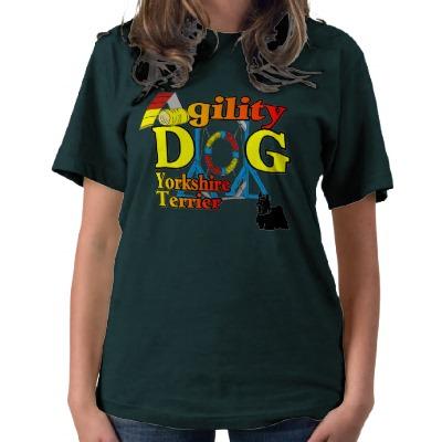 Foto Regalos de la agilidad de Yorkshire_Terrier T Shirts