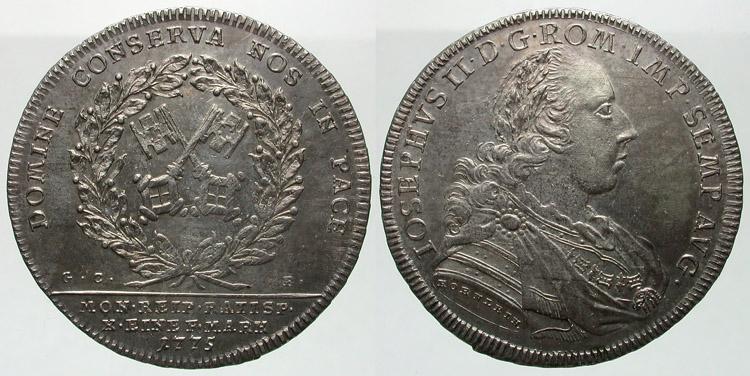 Foto Regensburg, Stadt Konventionstaler 1775