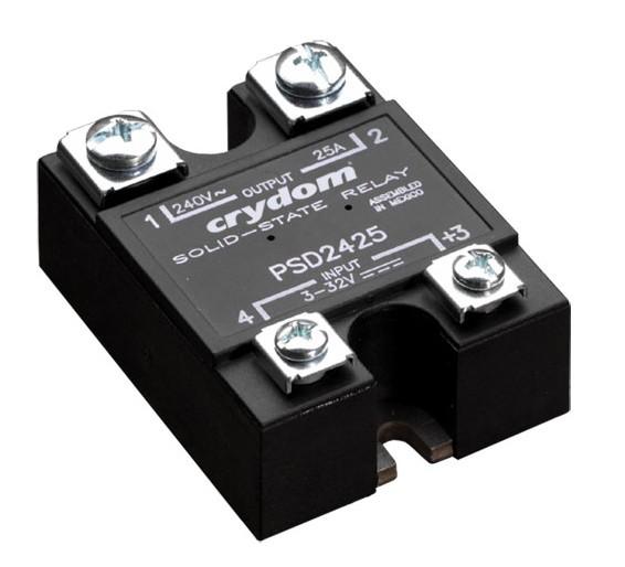 Foto Rele estado solido crydom d2425 24-280 3-32vdc 25a