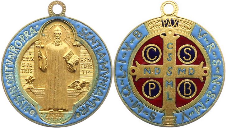 Foto Religion Tragbare vergoldete Bronzemedaille 1880