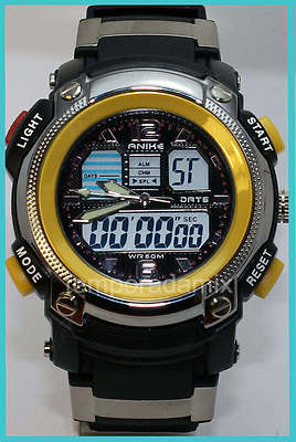 Foto Reloj Anike Deportivo Sport Hombre Formato Dual Crono Alarma Wr-50 A