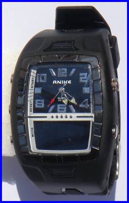 Foto Reloj Anike Hombre Deportivo Sumergible Cronografo Dual